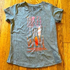 Athletic T-Shirt with Colorful Lettering